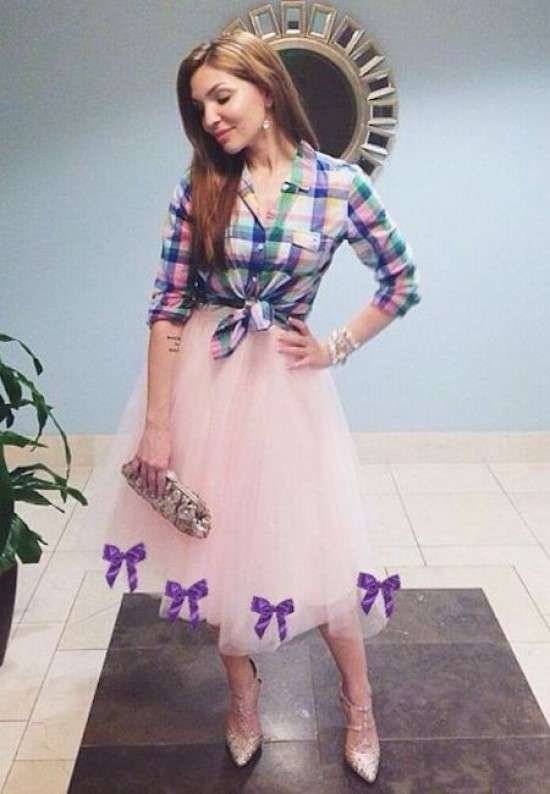 Looks de festa junina.