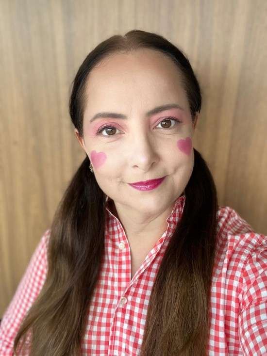 Maquiagem festa junina.