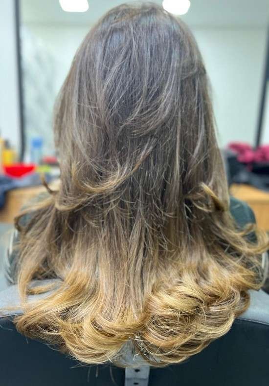 Corte em camadas.
