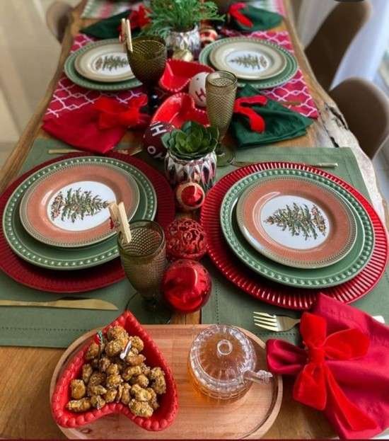 Mesas de Natal.