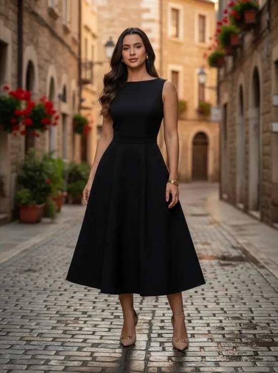 Moda anos 50 feminino.