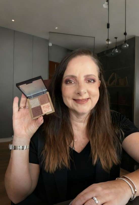 Paleta sombras Eudora resenha.
